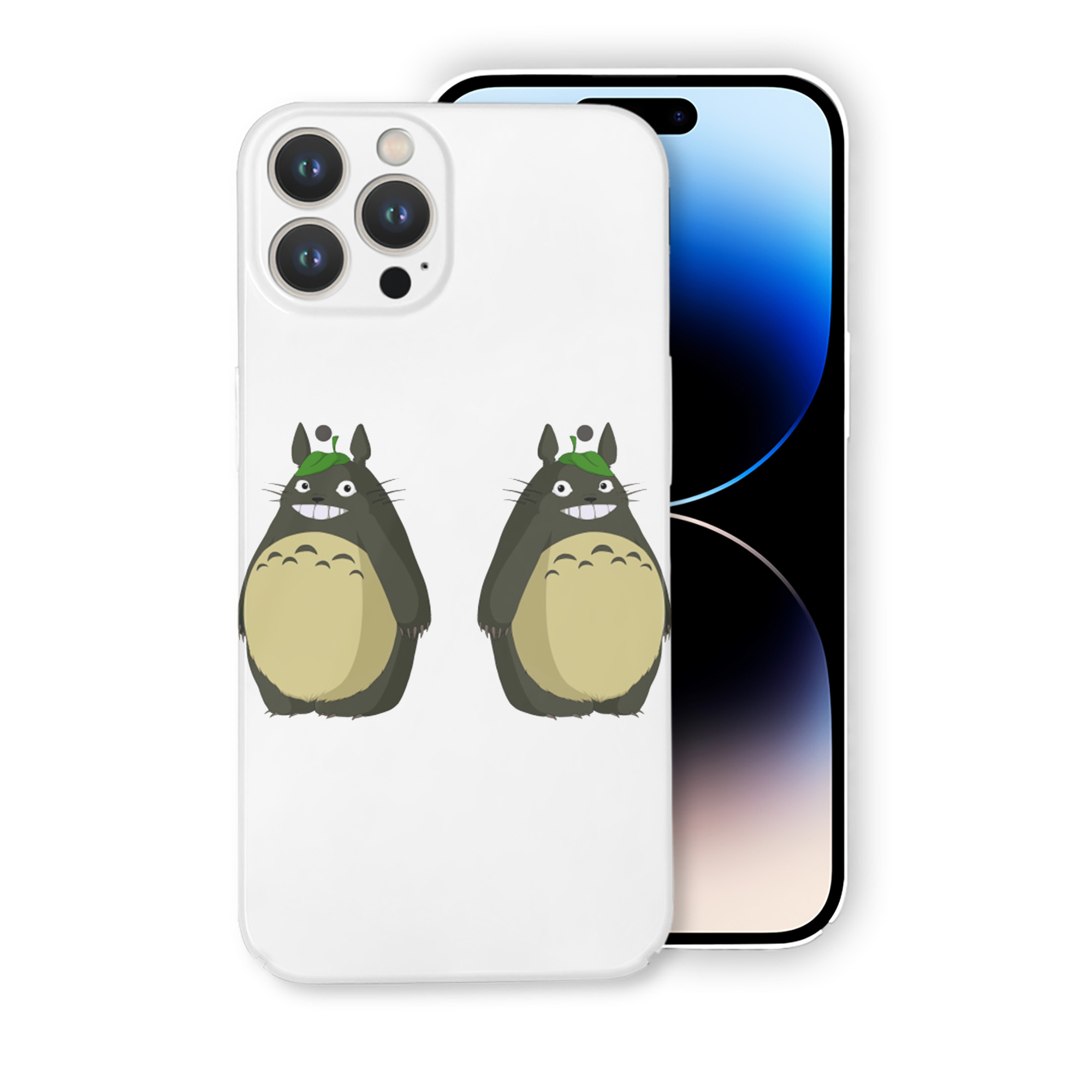 （画像用） となりのトトロ 草壁メイ 草壁サツキ My Neighbor Totoro Satsuki Kusakabe Mei Kusakabe 【iPhone 14シリーズ対応】ハードケース